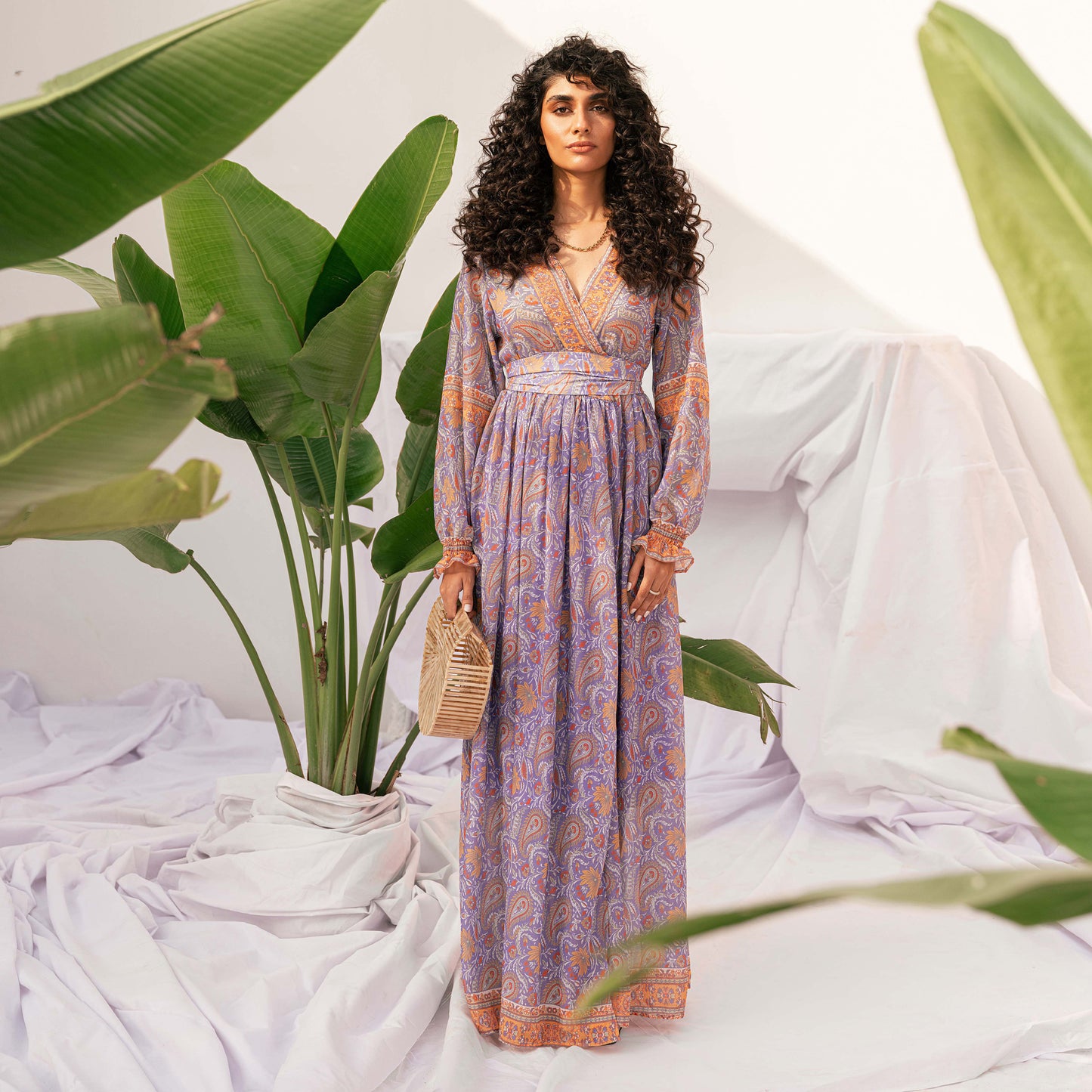 Lilac Wrap Dress